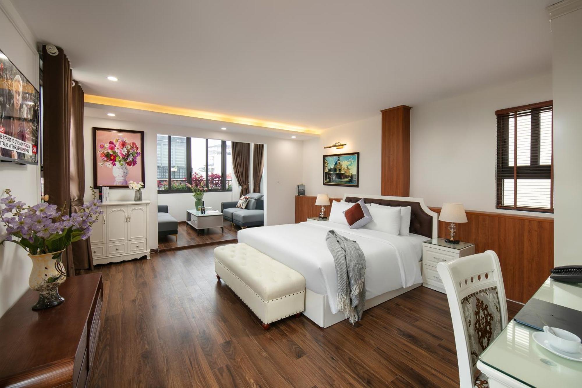 Trangtrang Luxury Hotel Hanoi Buitenkant foto