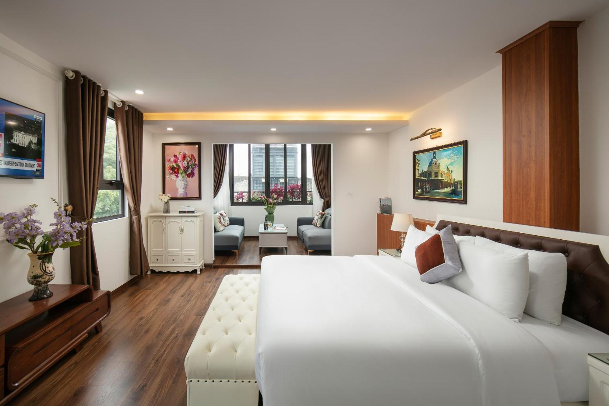 Trangtrang Luxury Hotel Hanoi Buitenkant foto
