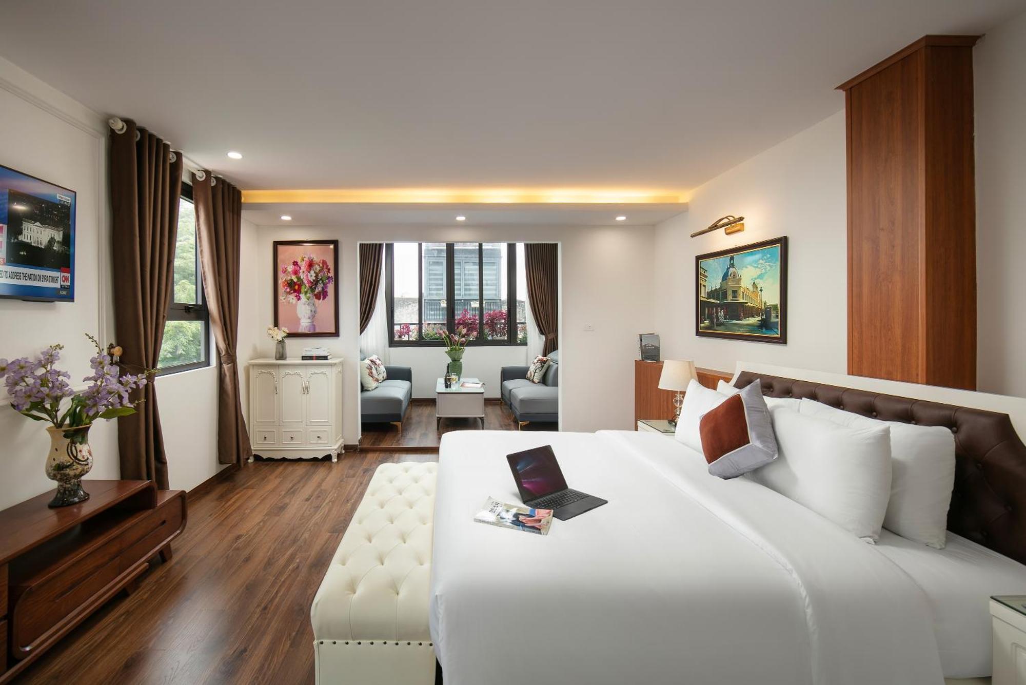 Trangtrang Luxury Hotel Hanoi Buitenkant foto